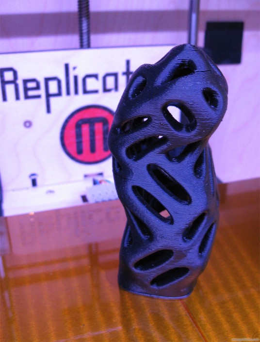 3D Printing Parametric Sculptures with MakerBot Replicator